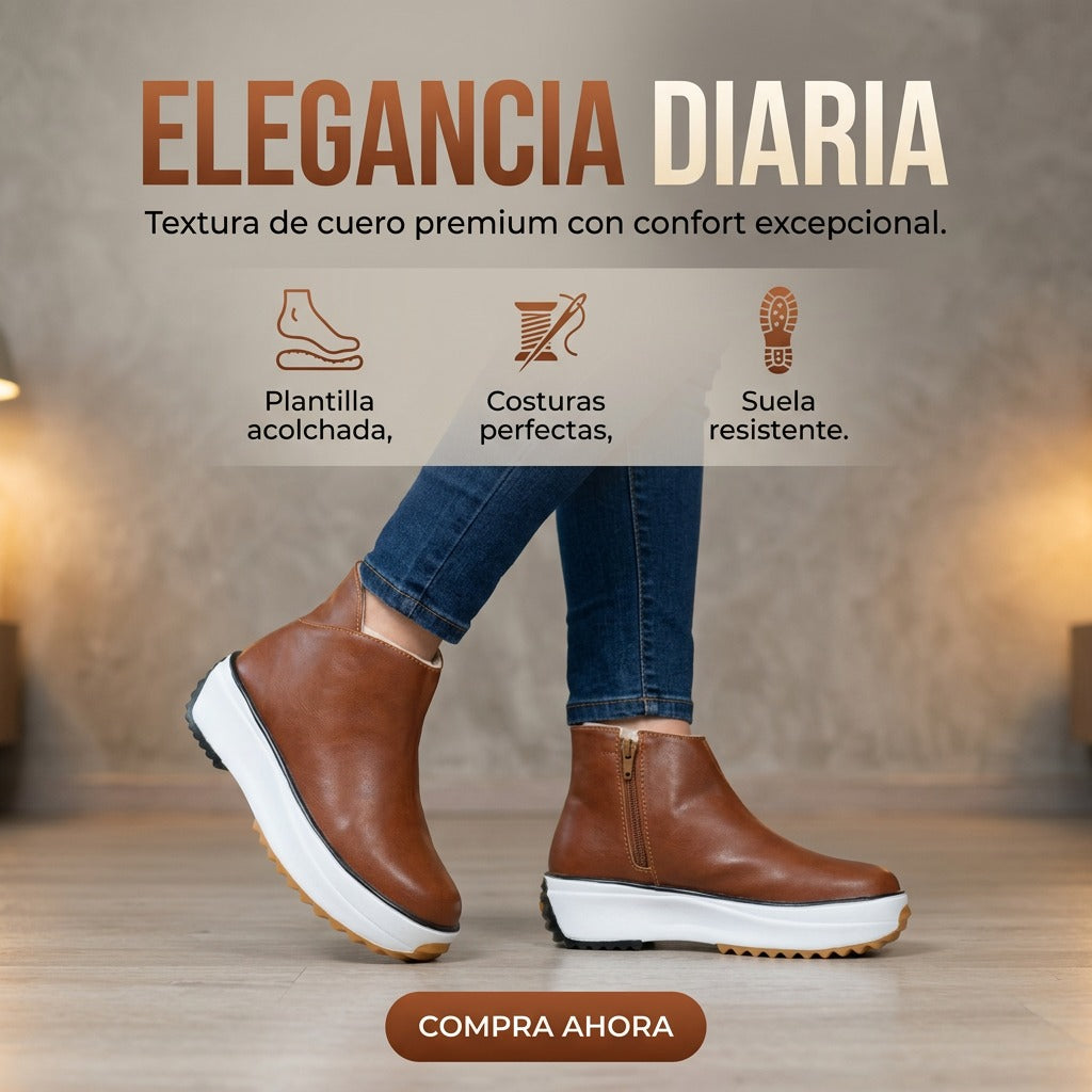 Botín Luxe de dama - Luce elegante y se siente como zapatilla