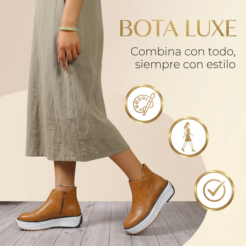 Botín Luxe de dama - Luce elegante y se siente como zapatilla