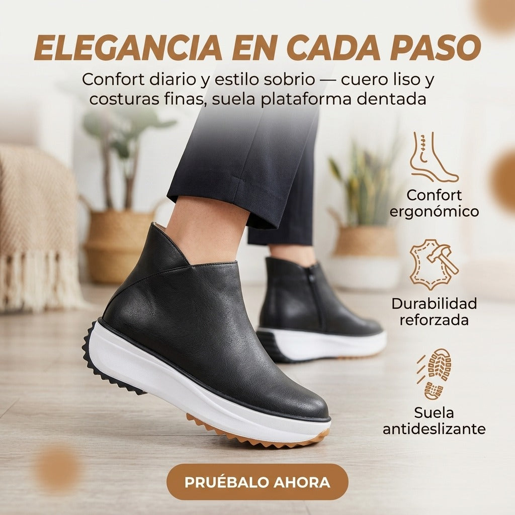 Botín Luxe de dama - Luce elegante y se siente como zapatilla